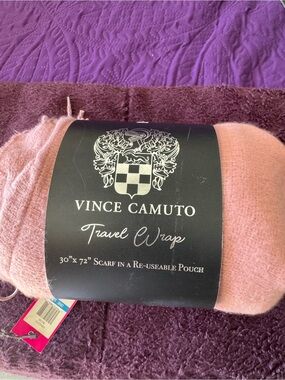 Vince Camuto Blush Pink Travel Wrap Scarf